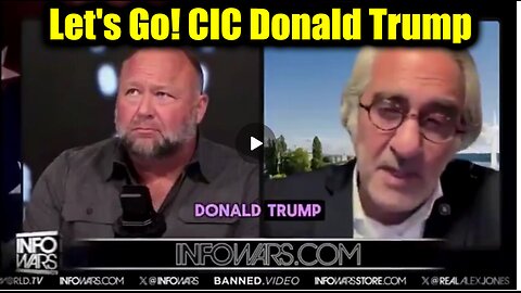 Alex Jones & Pascal Najadi: Trump CIC, WEF Whistleblower Has Q, Freakout On-Air!