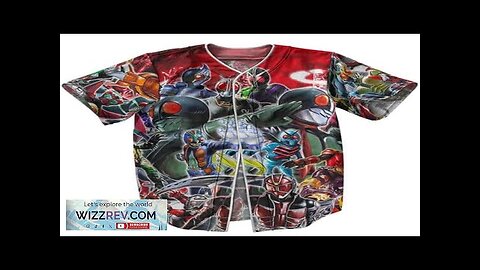 Kamen Rider Characters Poster Baseball Jersey Review