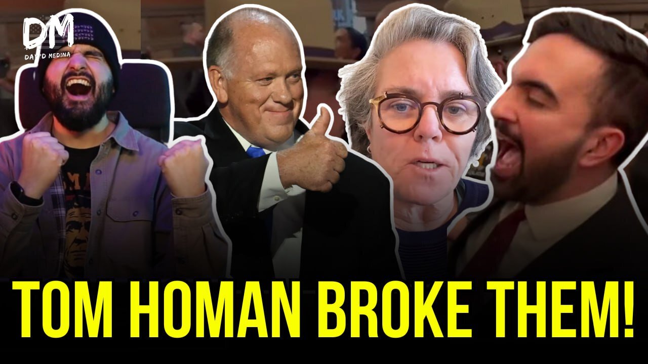 Democrat Mayoral Candidate, Protestors Try To Get To Tom Homan! Rosie O'Donnell Deports Herself?!