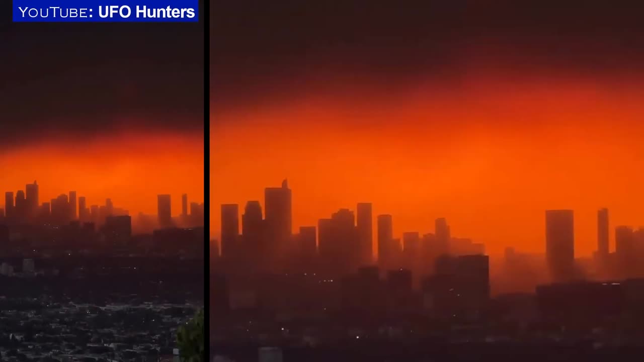 Los Angeles brûle ! Des coups chauds ! Un OVNI géant survole des immeubles en Chine