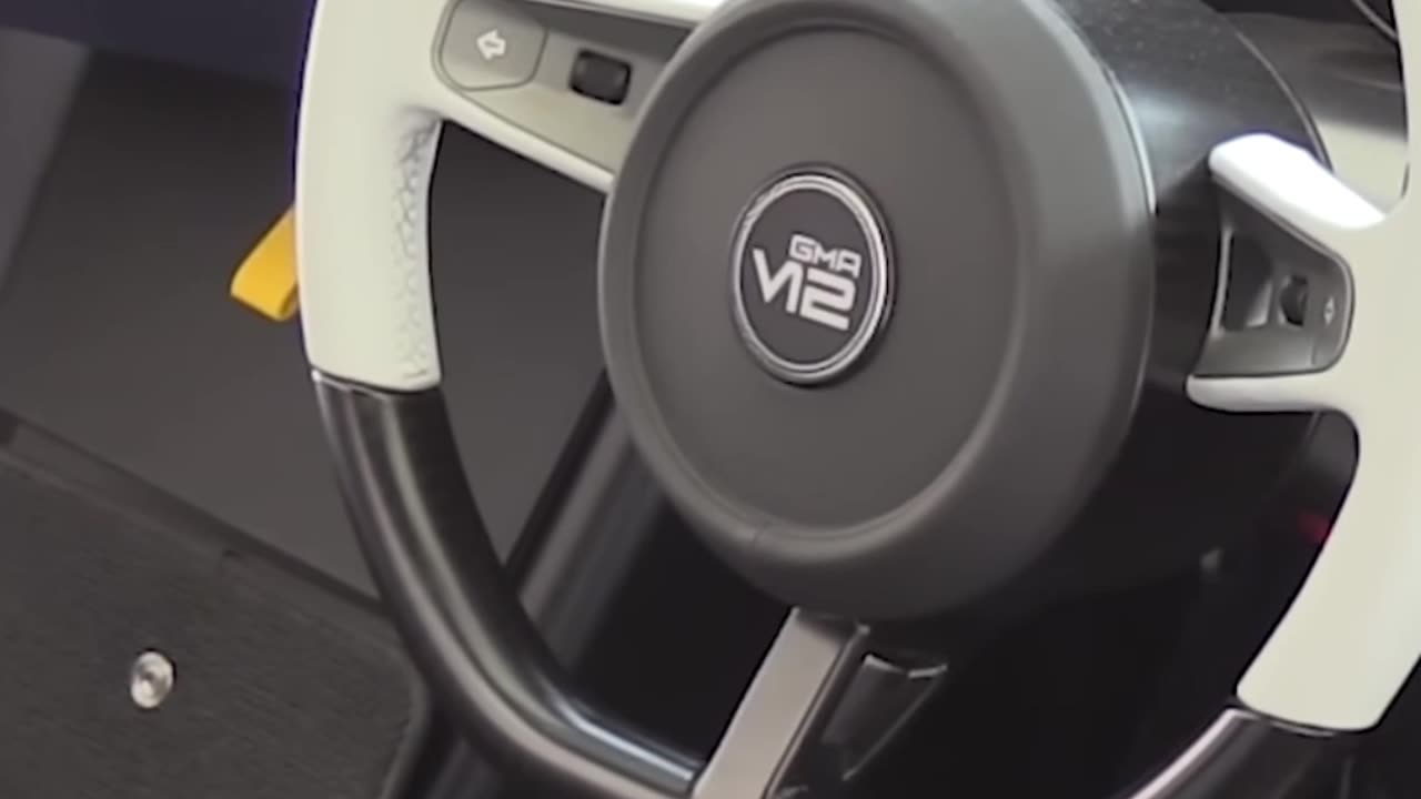 Goodwood Gordon Murray T 50 2022 12,000 rpm V12 Engine showcasing interior and exterior curves