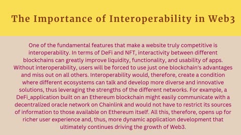 Creating Cross-Chain Applications: A Guide to Web3 Interoperability