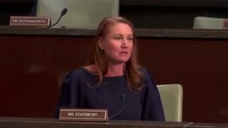 Democrat Rep. Melanie Stansbury has a meltdown over Trump‘s border policies.