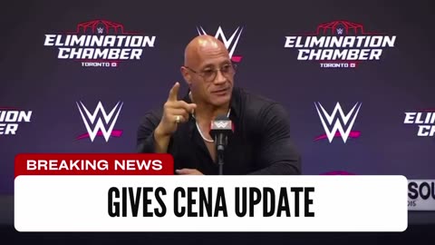 Rock Gives Cena Update After Chamber