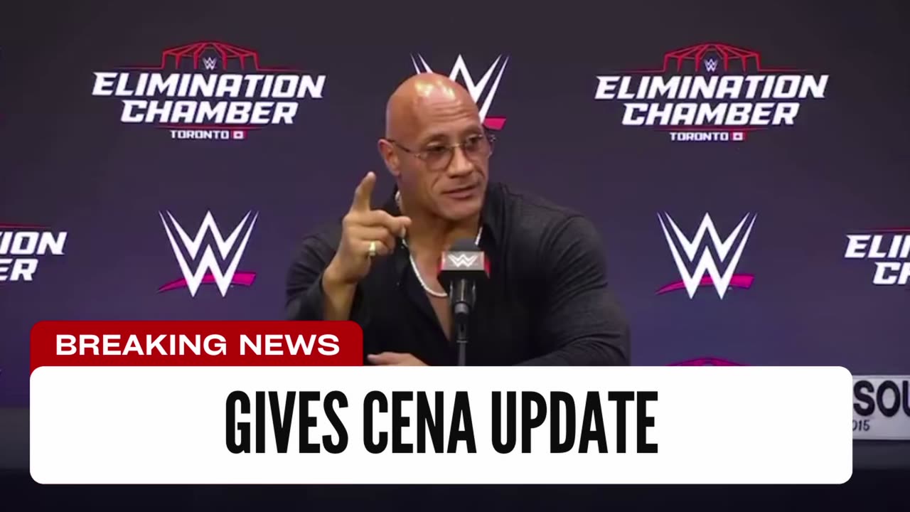 Rock Gives Cena Update After Chamber