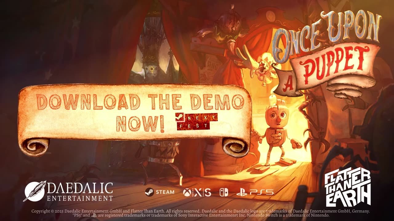 Once Upon A Puppet - Official Demo Launch Trailer