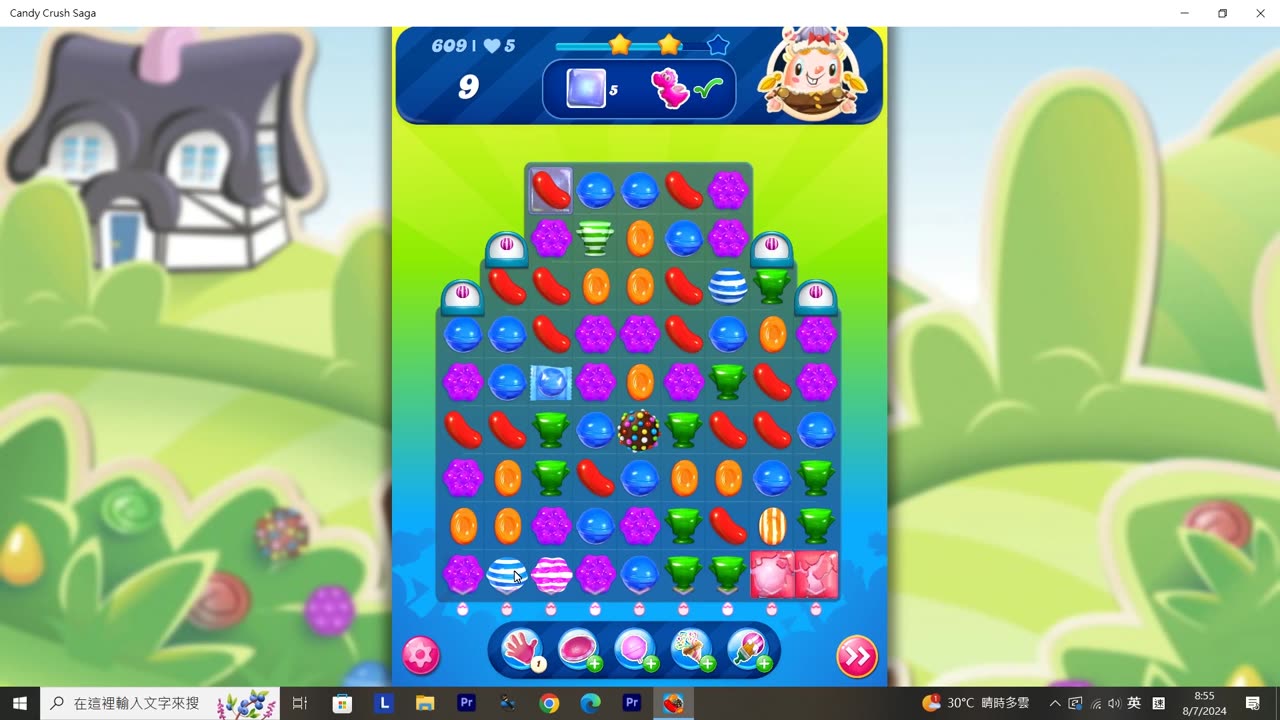 Candy Crush Saga Record (Level 609)