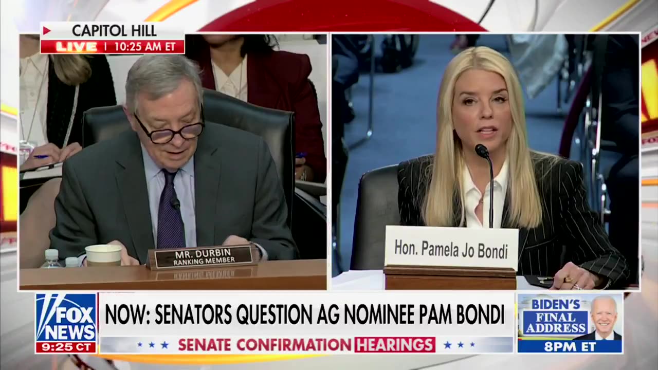 Pam Bondi Humiliates Democrat Senator Dick Durbin