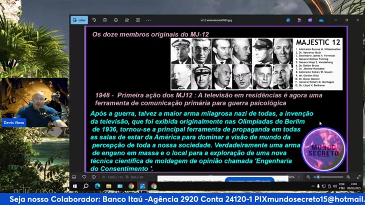 02-08.02.25 - A queda dos M12 e seus estágios por Demis Viana às 21:00h