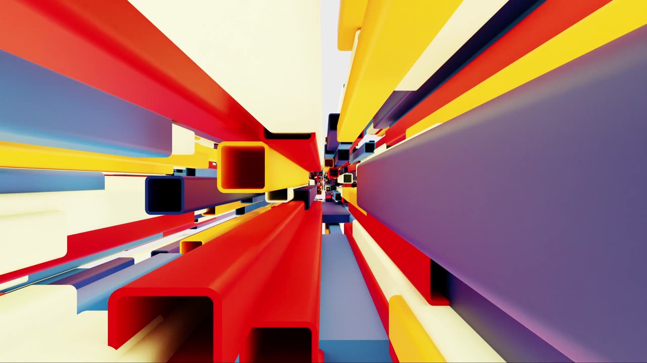 "Relaxing & Captivating VJ Visuals Vibrant | Geometric Abstract Background Loop"