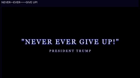 NEVER EVER GIVE UP- 2017 President Donald Trump 45-47- Dan Scavino 2 7 2025