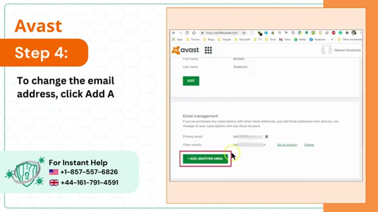 How to Change Email ID in Avast Antivirus Account?