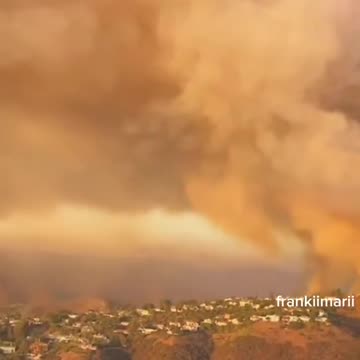 This video is from Saturday of the Los Angeles Pacific Palisades Fire