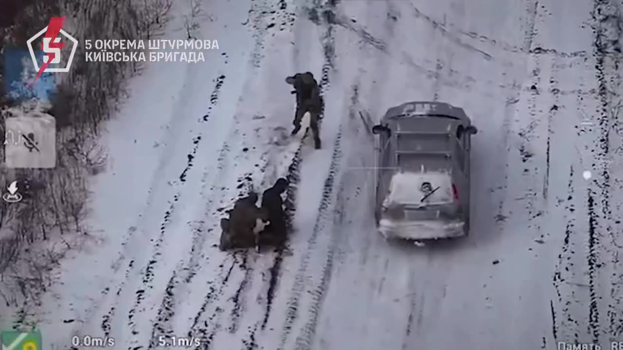 Russian Soldier Broke Away From His Unit and Ran to Ukrainian Lines