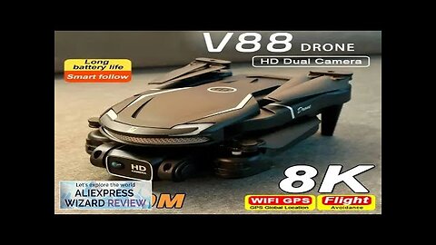 Mini New V88 Drone 8K Professional HD Aerial Photography 5G GPS Remote Review