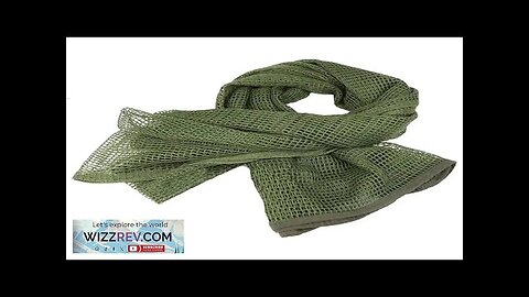 Camouflage Netting Tactical Mesh Net Camo Scarf for Wargame Sports Hunting Shooting Review