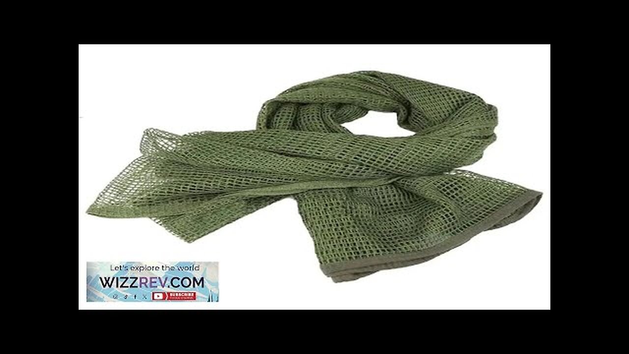 Camouflage Netting Tactical Mesh Net Camo Scarf for Wargame Sports Hunting Shooting Review