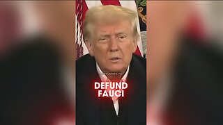 Alex Jones: Trump Removes Fauci's Tax Payer Funded Security - 1/24/25