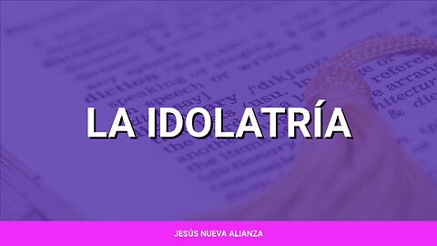 🪨 La idolatría | 1 Corintios 8:4-6