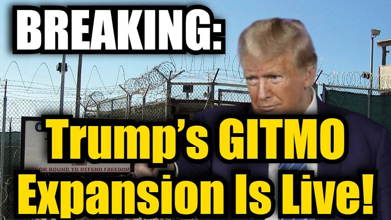 BREAKING! Trump’s Gitmo Expansion Is Live!