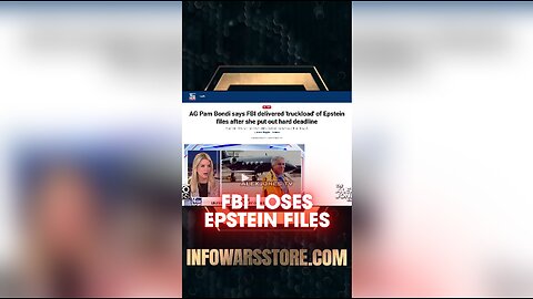 Alex Jones: Former FBI Director's Daughter 'Loses' Epstein Files - 3/4/25