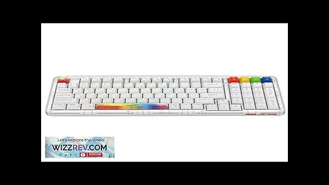 Xiaomi MIIIW ART Rainbow Pixel Tri-mode Wireless Mechanical Gaming Keyboard 98 Keys Review