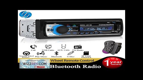 SINOVCLE Car Radio 1 din Stereo Player Bluetooth MP3 Player 60Wx4 FM Review