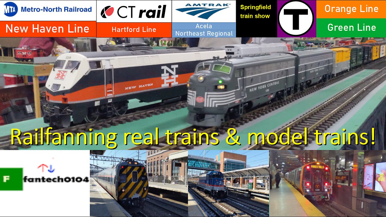 Railfanning in New England during the Amherst Railroad Hobby Show weekend!
