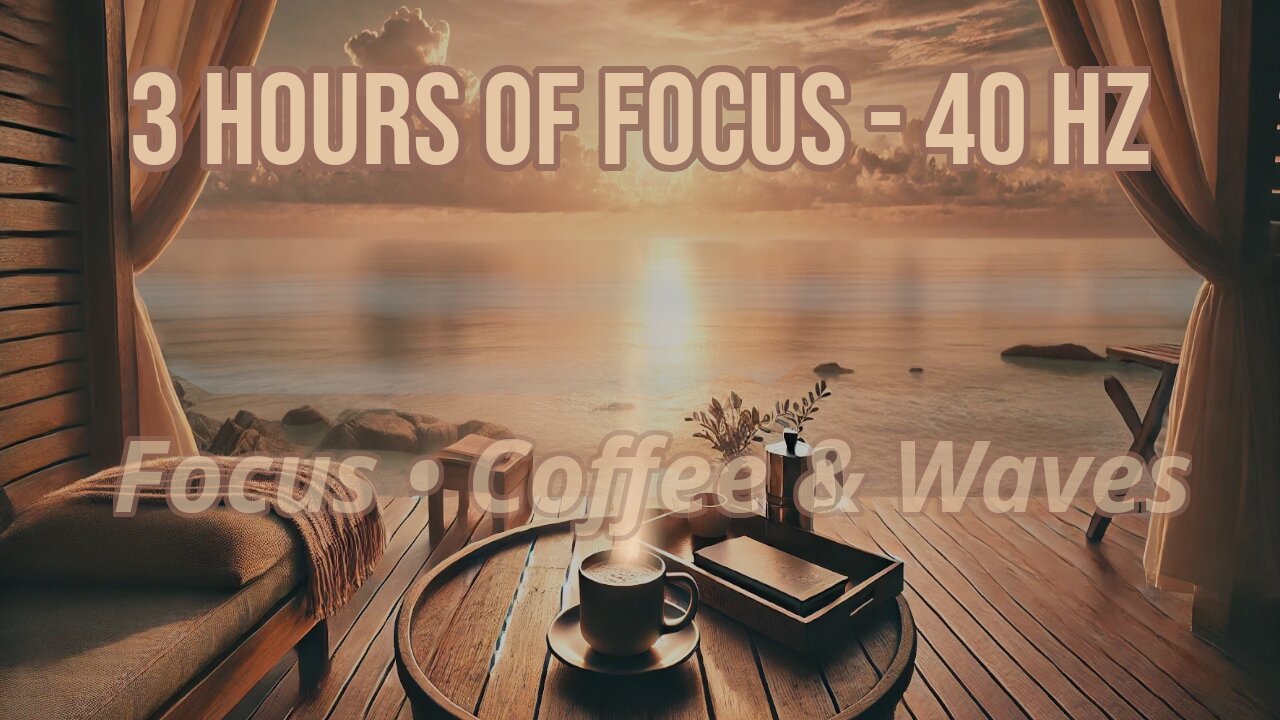 Rise, Focus, and Win: 3 Hours of 40 Hz Binaural Beats | Start Your Week Strong