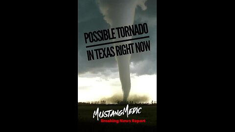 **BREAKING: Possible Tornado in Texas!** 🚨