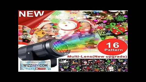 16 Patterns Projector LED Lights Christmas DJ Party LightsStage Light Indoor Review