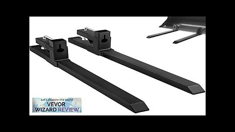 VEVOR Pallet Forks 2000 Lbs Clamp On Tractor Bucket Forks 46.9" Total Review