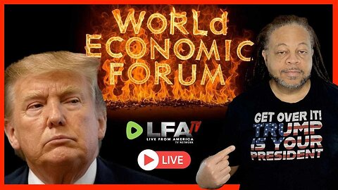 PRES TRUMP SETS WEF ON FIRE | CULTURE WARS 1.23.25 2pm