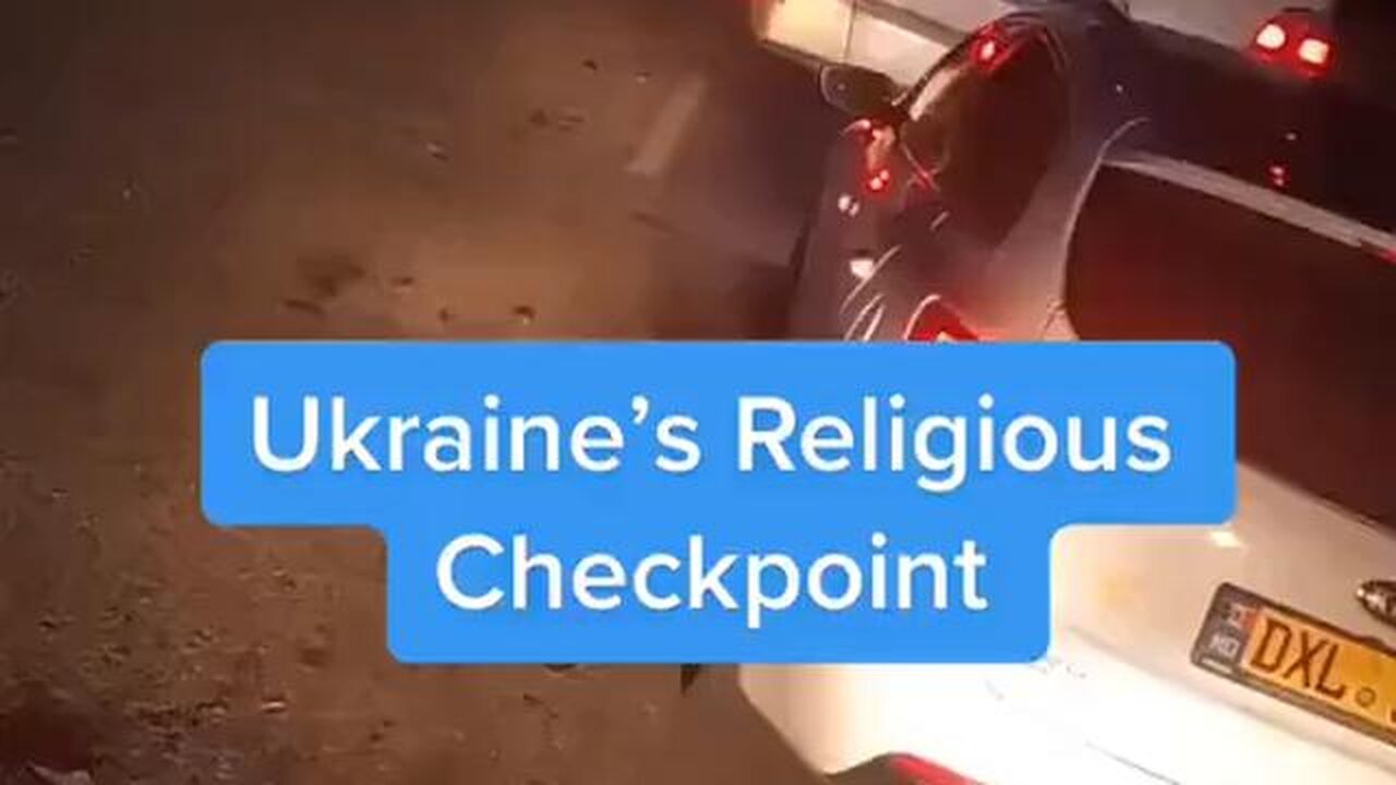 Ukraine has set up checkpoints only allowing jews to pass through