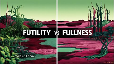 Futility vs Fullness Week 3 Friday