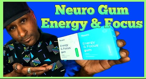 NeuroGum Sugar-Free Energy & Focus! (L-Theanine, B Vitamins)