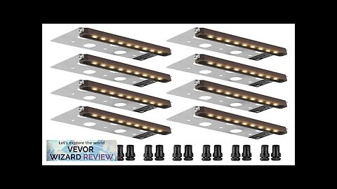 VEVOR LED Hardscape Lighting 6.8 Inch Retaining Wall Lights 3W 12V-24V AC/DC Review