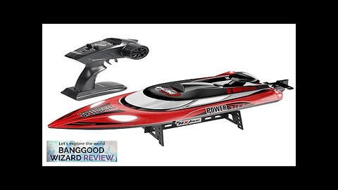 HXJRC HJ810B 2.4G 4CH RC Boat High Speed LED Light Speedboat Capsizing Review