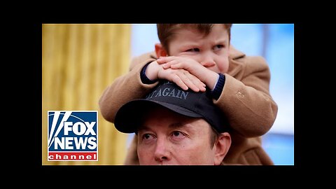 WATCH:Elon Musk's youngest son steals the show as Trump signs executive order