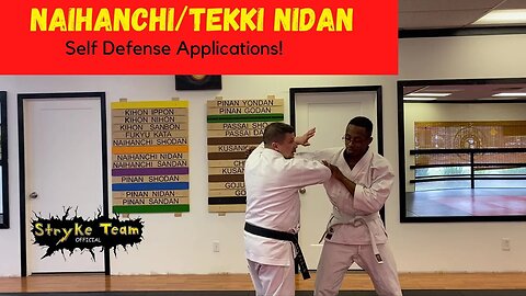 Naihanchi/Tekki Nidan: Self Defense Applications!