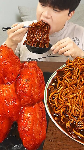 Follow for more ASMR videos🌮🍟 Credits: @gongsam_table #mukbang #asmr #fastfood #asmreating