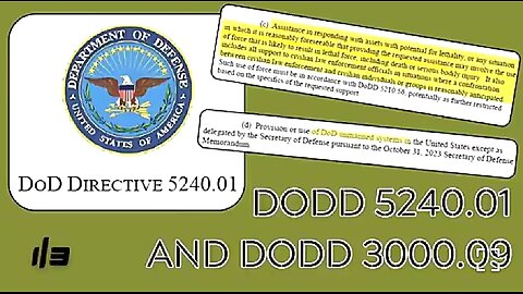 MILITARY LETHAL FORCE DOD 5204.01 + 3000.09_ WHAT'S REALLY GOING ON 🔥