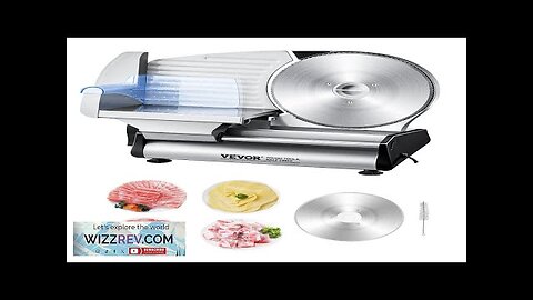 Meat Slicer 180W 8.7" Electric Deli Food Slicer for Frozen Meat Bread Review