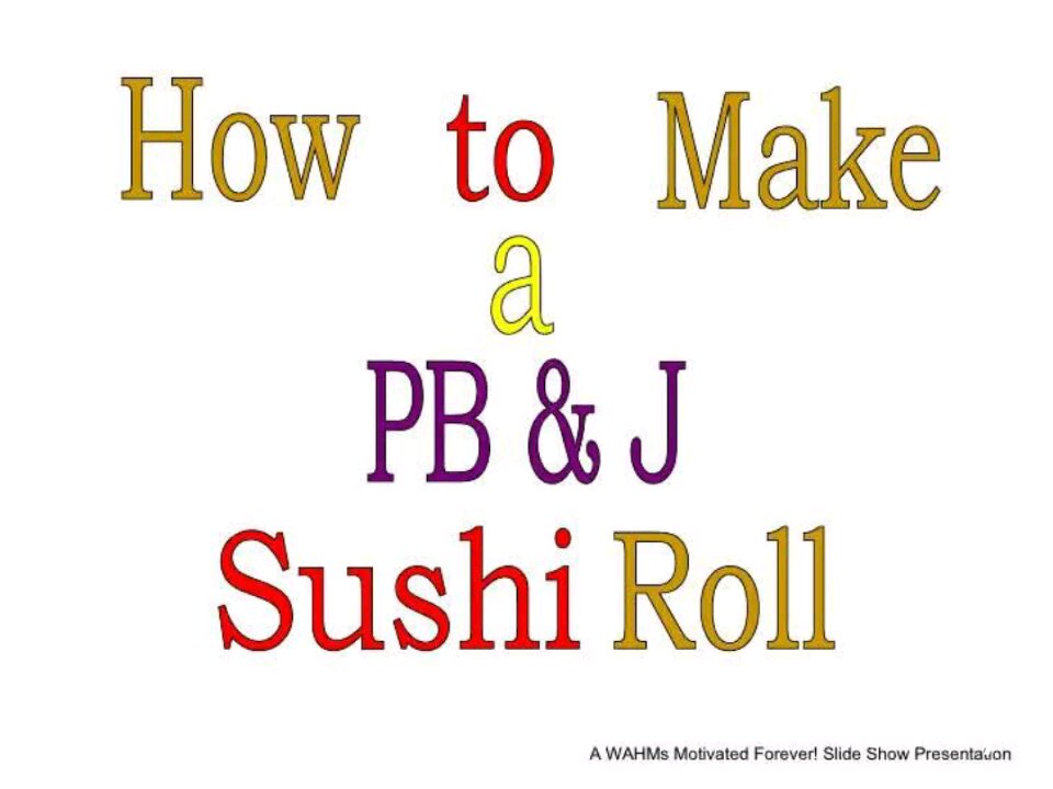 How to Make PB&J Sushi Roll