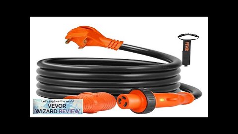 VEVOR 15 ft RV Power Cord Generator Cord 30A NEMA TT-30P/ NEMA Review