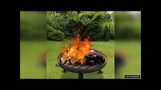 VEVOR Fire Pit Grate Heavy Duty Iron Round Firewood Grate Round Wood Review