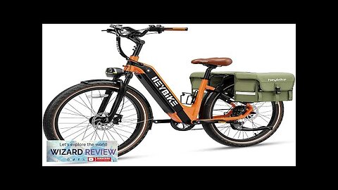 Heybike Cityrun Electric Bike 1000W Motor Peak City Cruiser Ebike 48V 15Ah(720Wh) Review