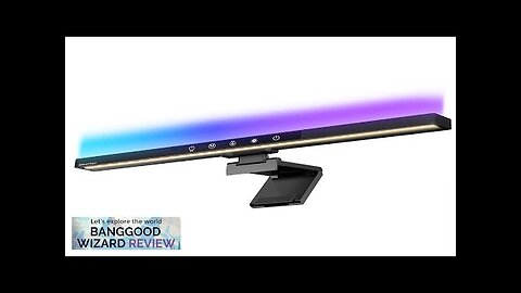 BlitzMax BM-CS1 RGB Monitor Light Bar Asymmetric Forward Projection Design & Anti-Glare Review