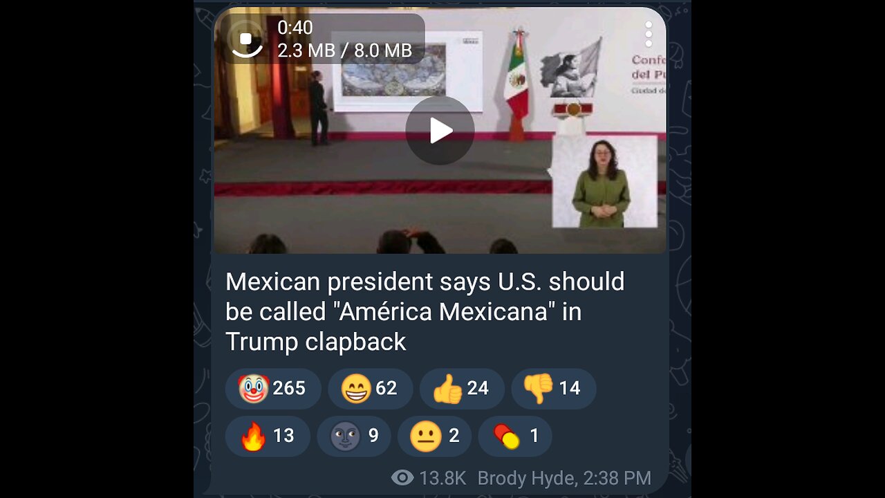 News Shorts: Mexican President versus Trump