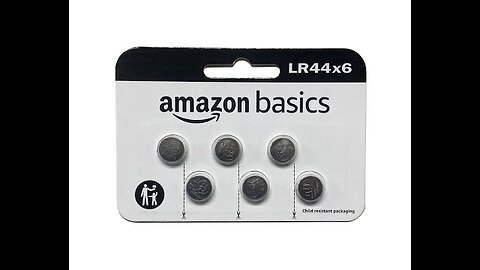 Amazon Basics 6-Pack LR44 Alkaline Button Coin Cell Battery, 1.5 Volt, Long Review